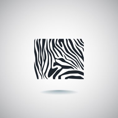 Zebra skin print clipart