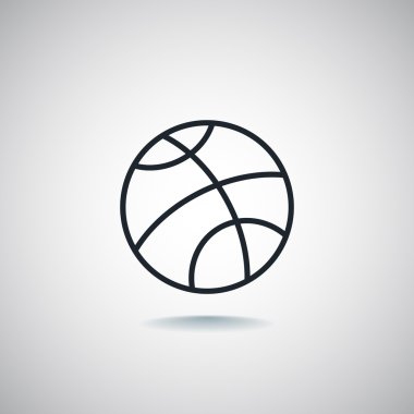 Basketbol topu simgesi