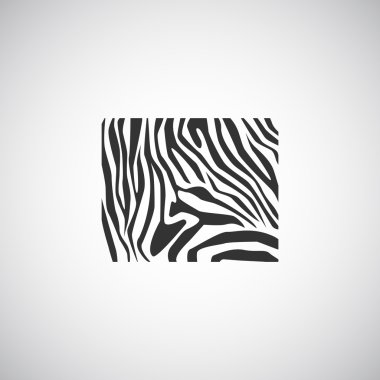 Zebra skin print clipart