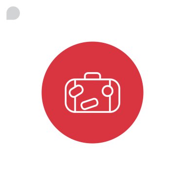 turist çanta simgesi