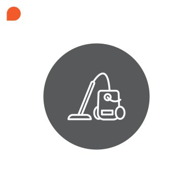 elektrik süpürgesi simgesi.