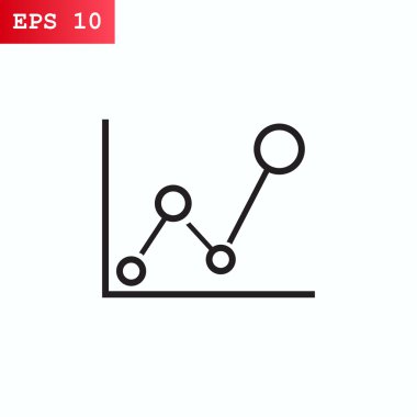 Grafik, iş grafik simgesi 