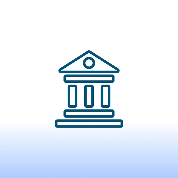 Icono de negocio del banco — Archivo Imágenes Vectoriales