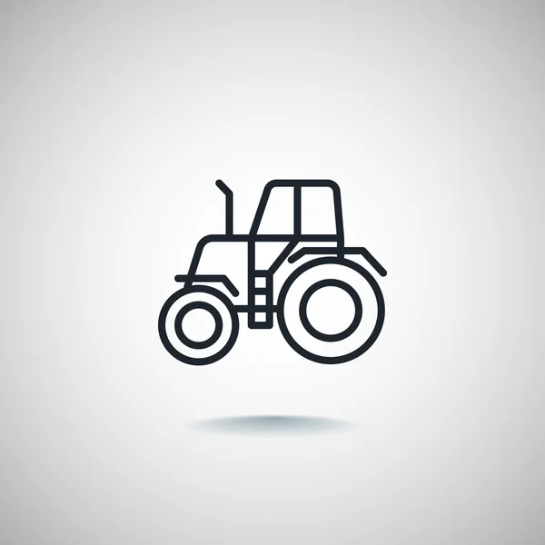Ikona ciągnika rolniczego — Wektor stockowy