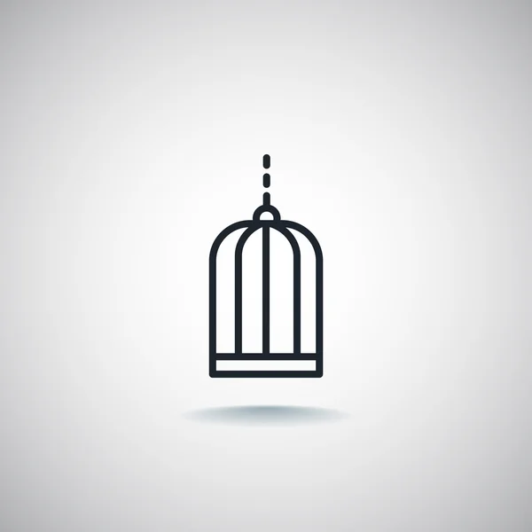 Bird cage icon — Stock Vector