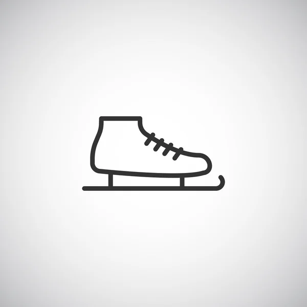 Icône de patins, illustration — Image vectorielle