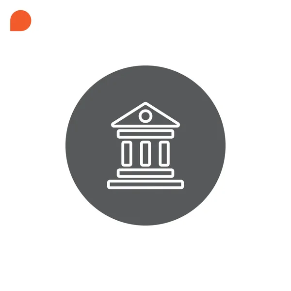 Icono de negocio del banco — Archivo Imágenes Vectoriales