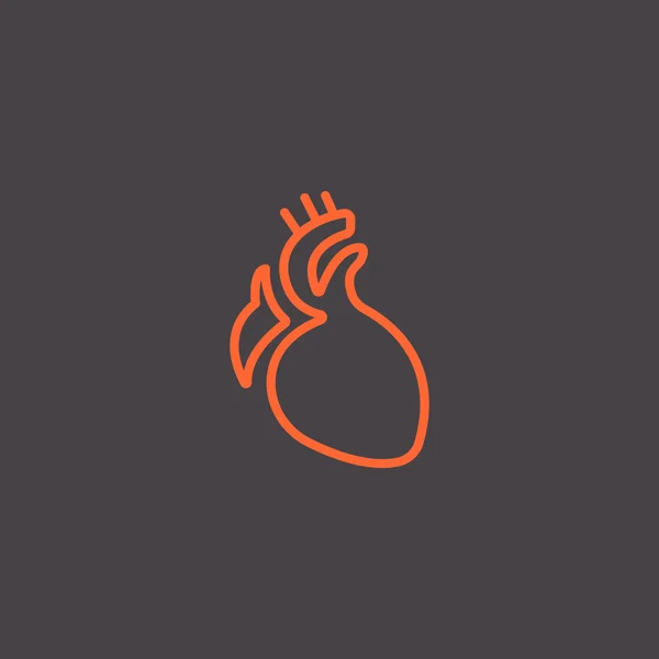 Szív ikon, illusztráció — Stock Vector
