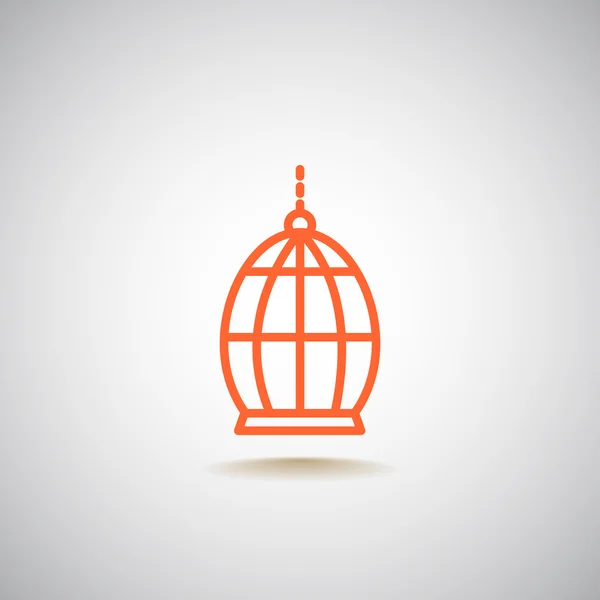 Bird cage icon — Stock Vector