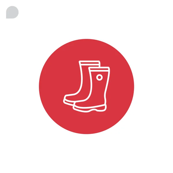 Rubber Boots icon. — Stock Vector