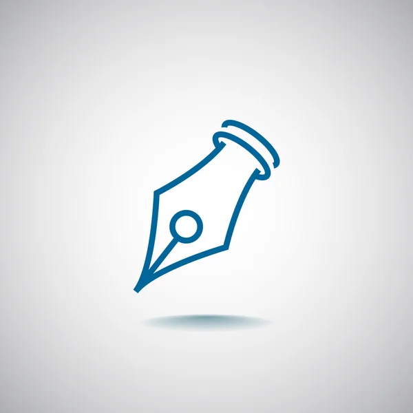 Ink Pen, signature icon. — Stock Vector