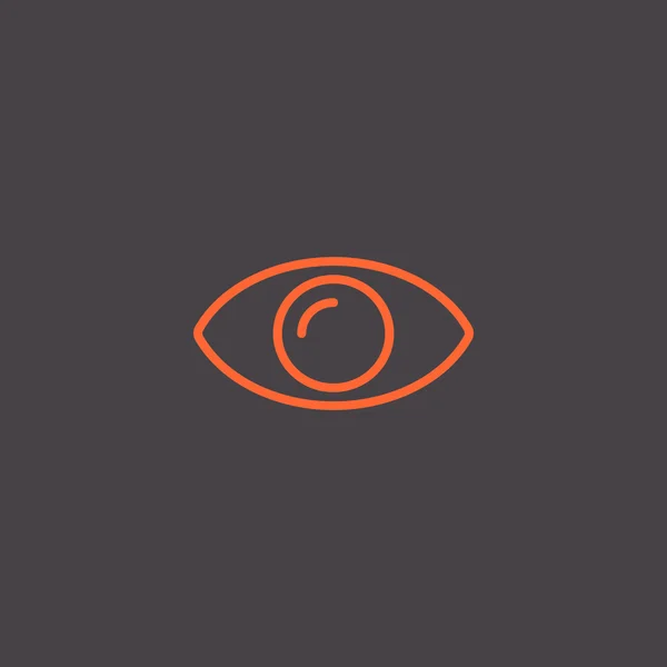 Значок ока, ілюстрація — стоковий вектор