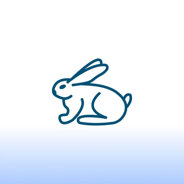 Bunny, rabbit icon — Stock Vector