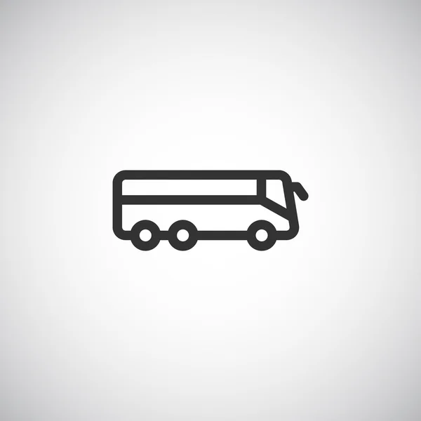 Icono del autobús, ilustración — Vector de stock