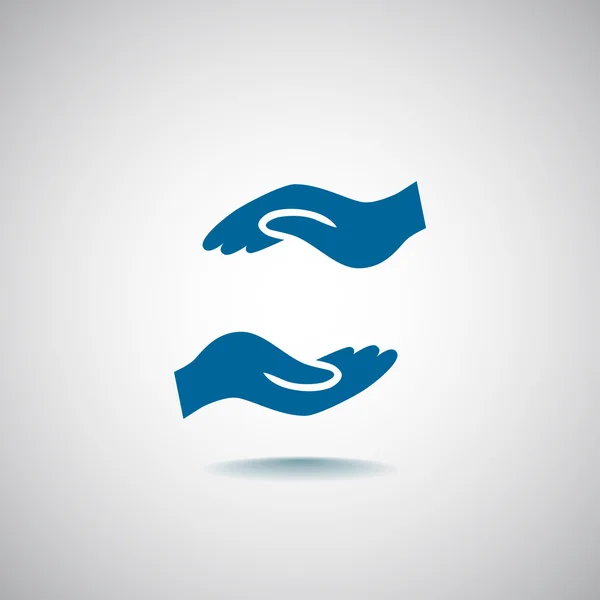 Holding, boş eller simgesini
