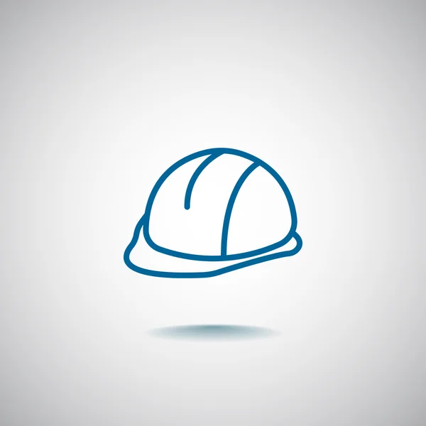 Icône de casque de construction — Image vectorielle