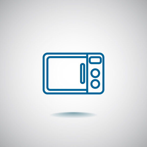 Microwave oven icon