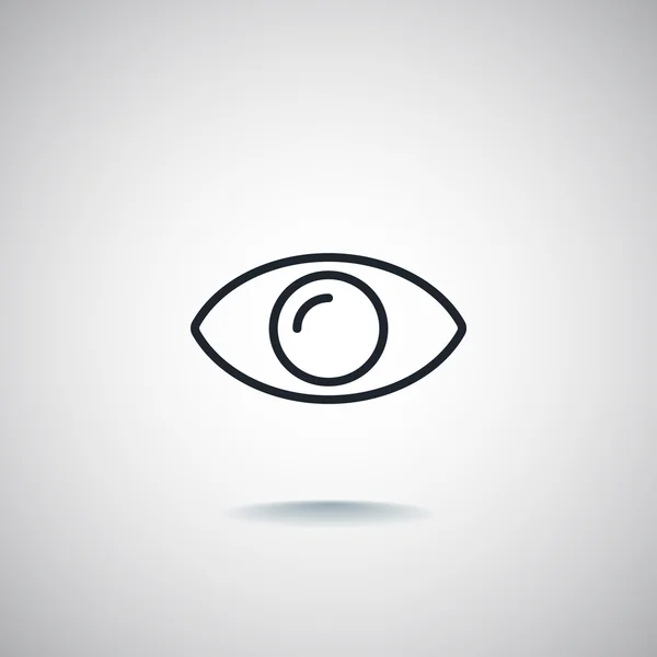 Eye icon, illustration — Stock Vector