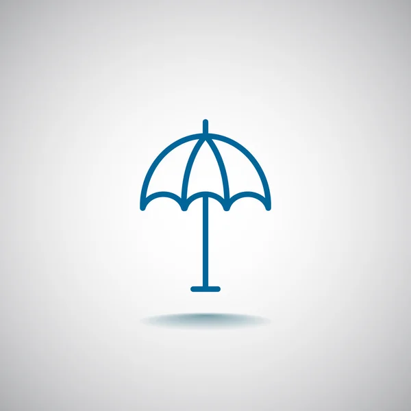Ομπρέλα, ομπρέλα εικονίδιο — Διανυσματικό Αρχείο