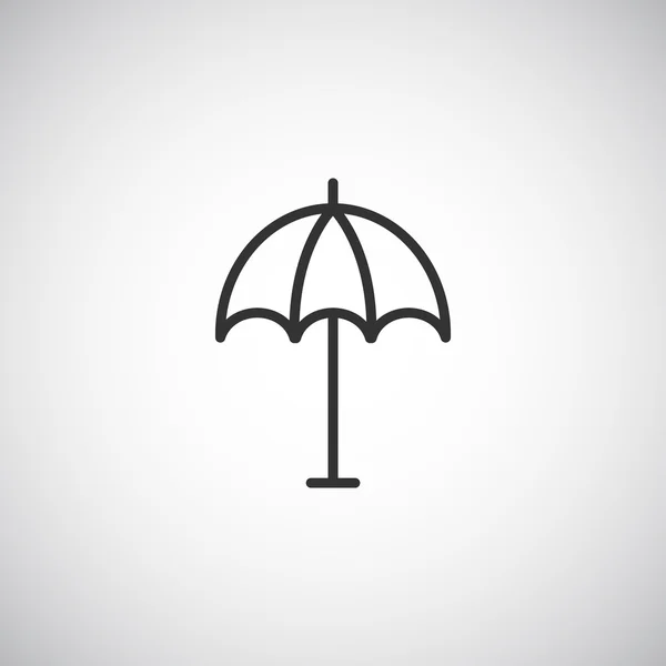Значок зонтика, иллюстрация — стоковый вектор