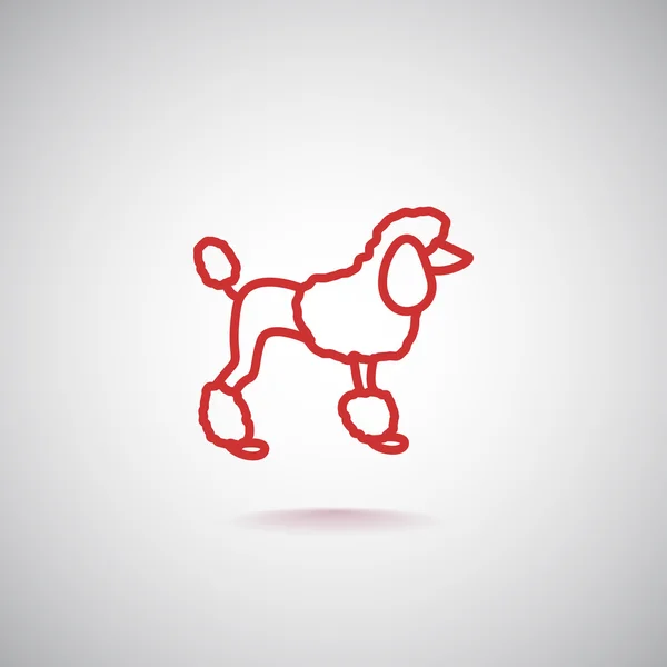 Icona per cani, illustrazione — Vettoriale Stock