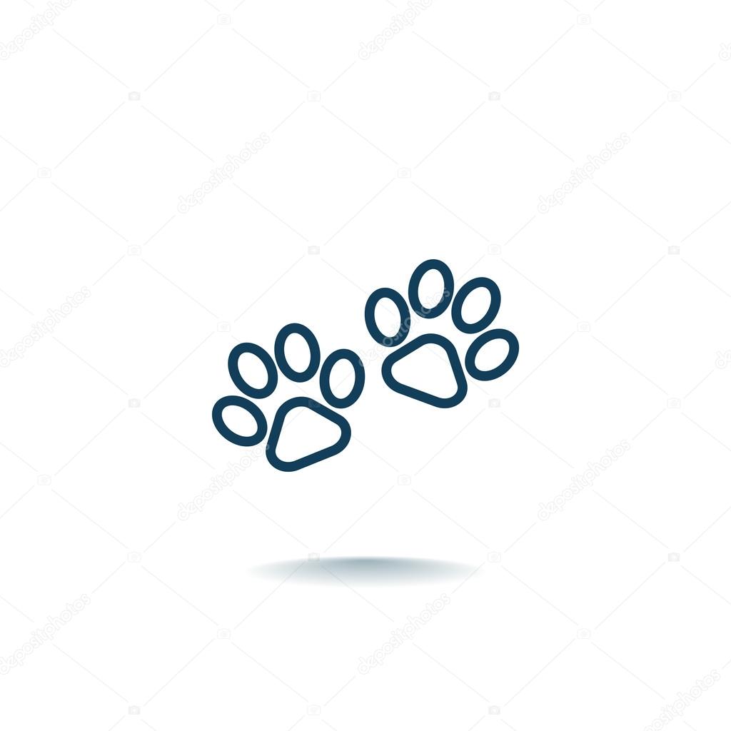 animal paws icon