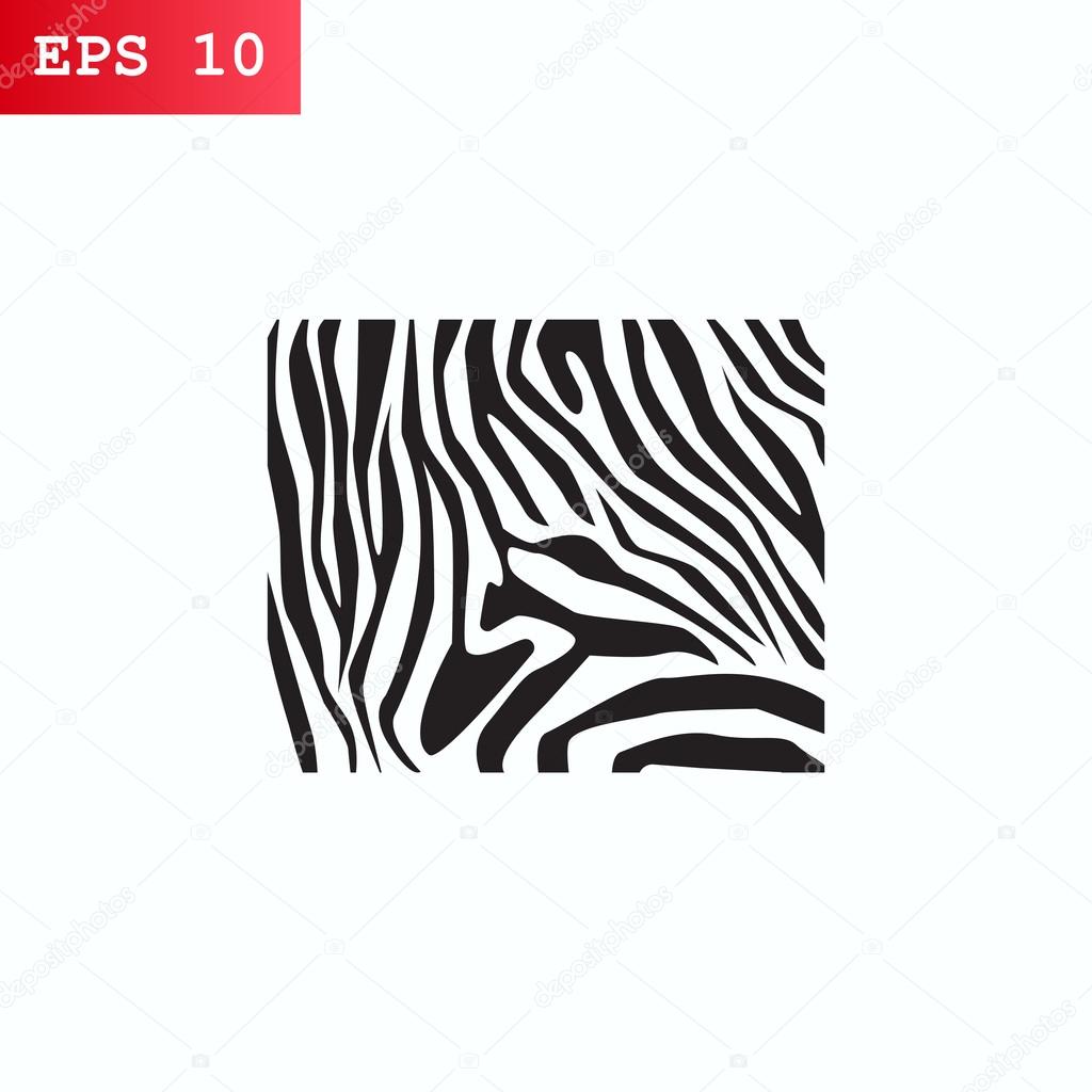 Zebra skin print