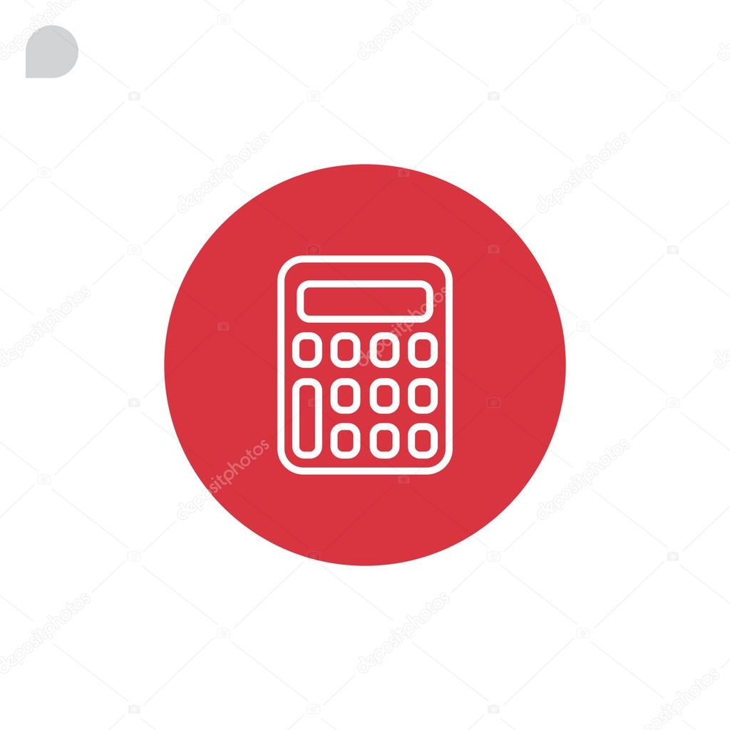 accounting, calculator icon