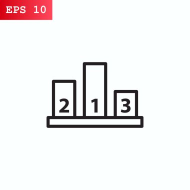 Şampiyon podyum simgesi