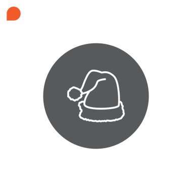 Santa şapka simgesi