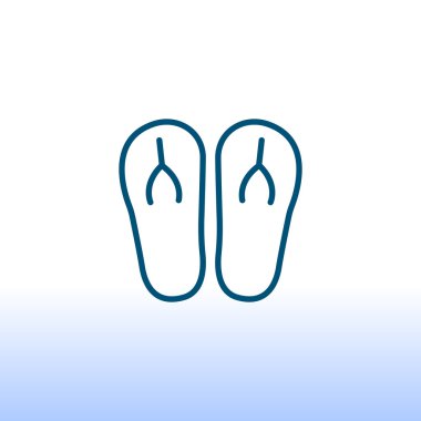 plaj terlikleri simgesi