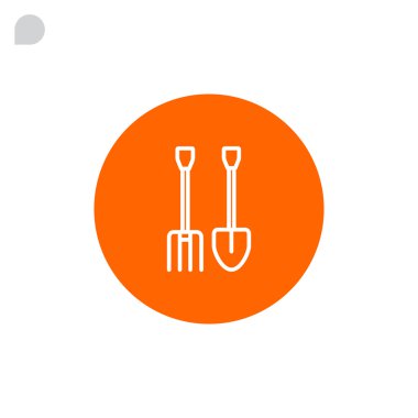 Dirgen ve kürek simgesi  