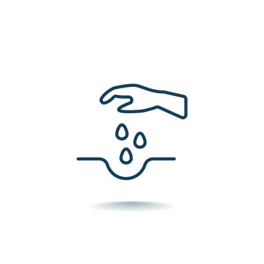 toprak simgesinde bir tohum Ekim el