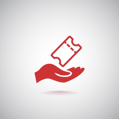 Tasarım bilet simgesinin