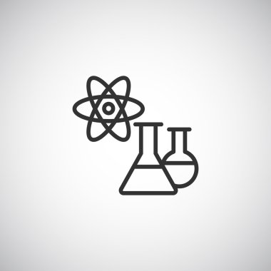Laboratuvar simgesi, illüstrasyon 