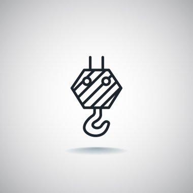 inşaat vinç simgesi.