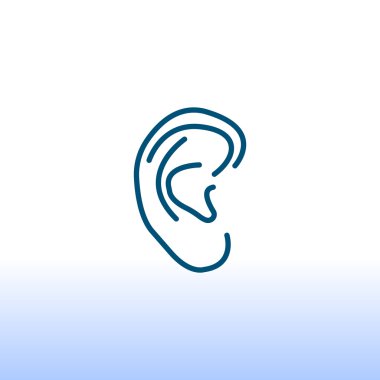 İnsan kulağının simgesi 