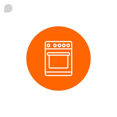 Mutfak sobası simgesi