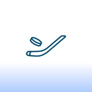 Hokey Sopası ve Puck Simgesi  