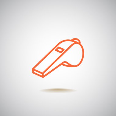 Hakem düdük simgesi  