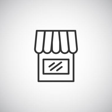 Dükkanı simgesi, illüstrasyon 