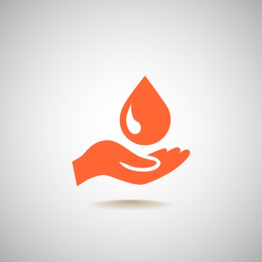 kan bırak el simgesi