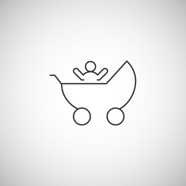 Bebek arabası simgesi 