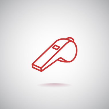 Hakem düdük simgesi  