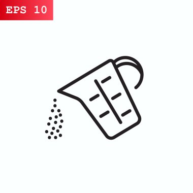 mutfak Ölçüm Kupası simgesi.  