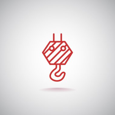 inşaat vinç simgesi.