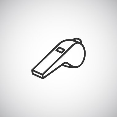 Düdük simgesi, illüstrasyon 