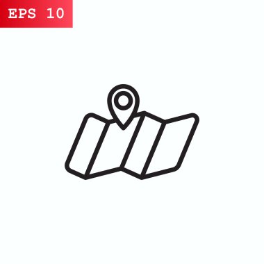 konumu, PIN harita simgesini 