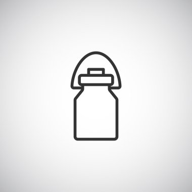 Süt Sürahisi Simgesi. 