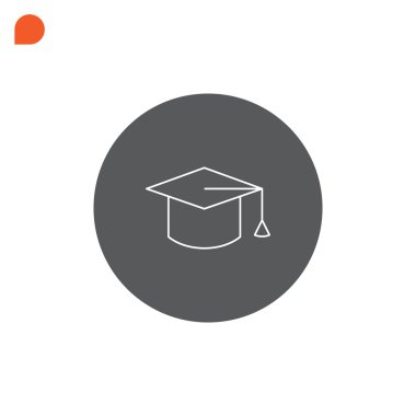 kare akademik cap simgesi 